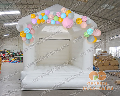 GC-017 白色婚礼城堡带屋顶