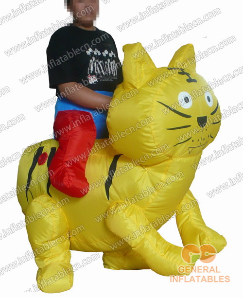 GM-006 金色猫咪充气动态卡通
