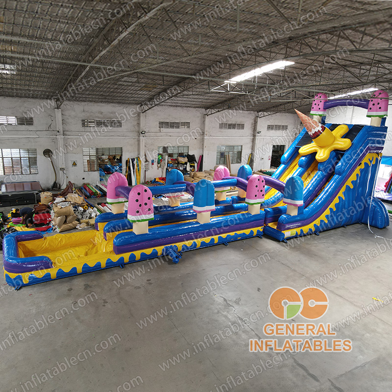 GWS-429 冰激凌水滑梯双滑道